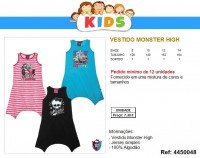 VESTIDO MONSTER HIGH